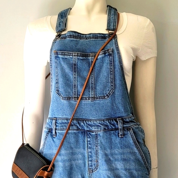 Refuge Distressed Long Overalls Size S - Picture 3 of 14